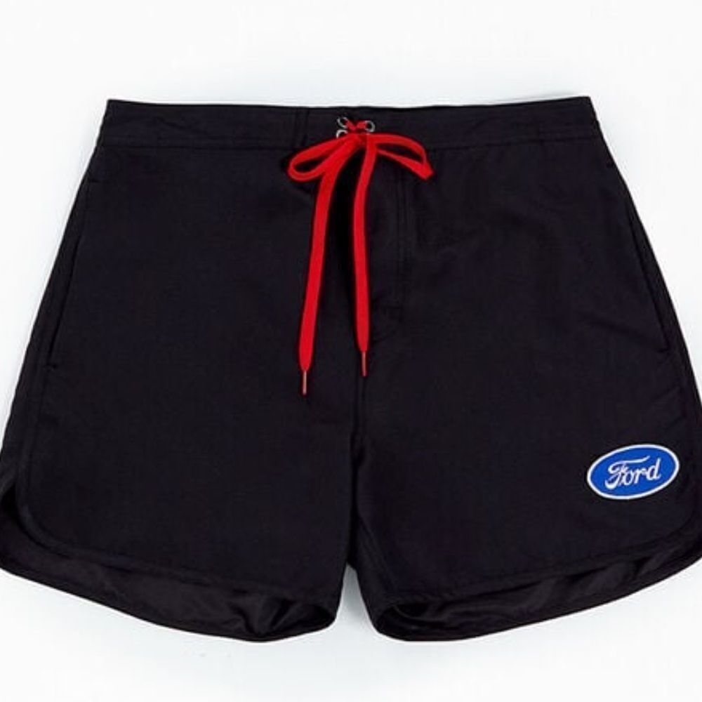 NWT FORD Scallop 4.5" Boardshorts XL